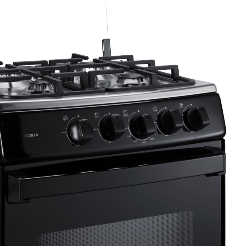 COCINA INDURAMA CANELA SPA PLUS NEGRO C20 S01