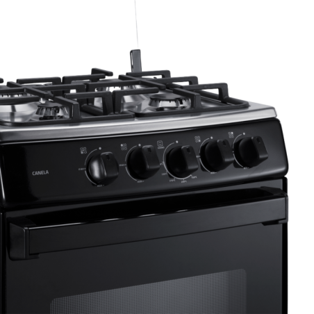 COCINA INDURAMA CANELA SPA PLUS NEGRO C20 S01