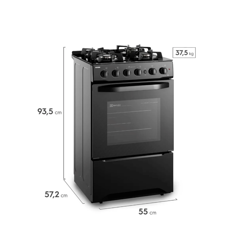 Cocina Electrolux 4 Quemadores a Gas | FE4GPE
