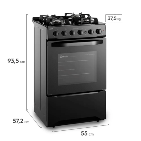 Cocina Electrolux 4 Quemadores a Gas | FE4GPE
