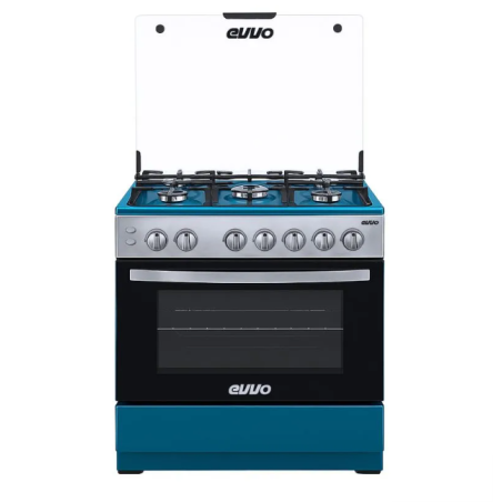 Cocina EVVO 5 Quemadores A Gas Con Horno |EV-Q05W