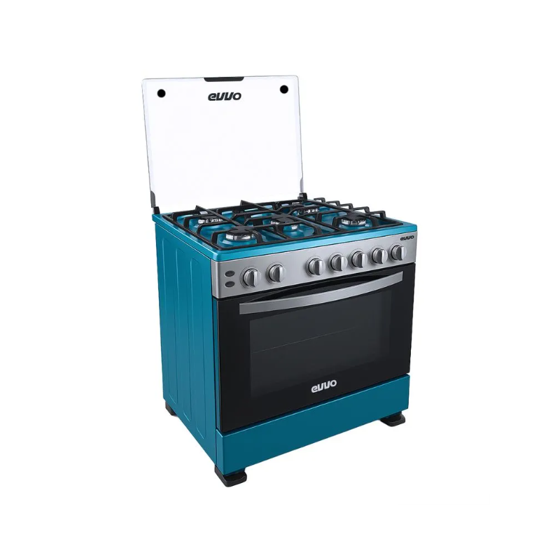 Cocina EVVO 5 Quemadores A Gas Con Horno |EV-Q05W