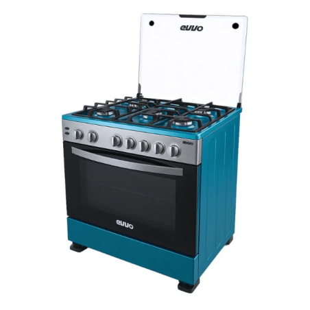 Cocina EVVO 5 Quemadores A Gas Con Horno |EV-Q05W