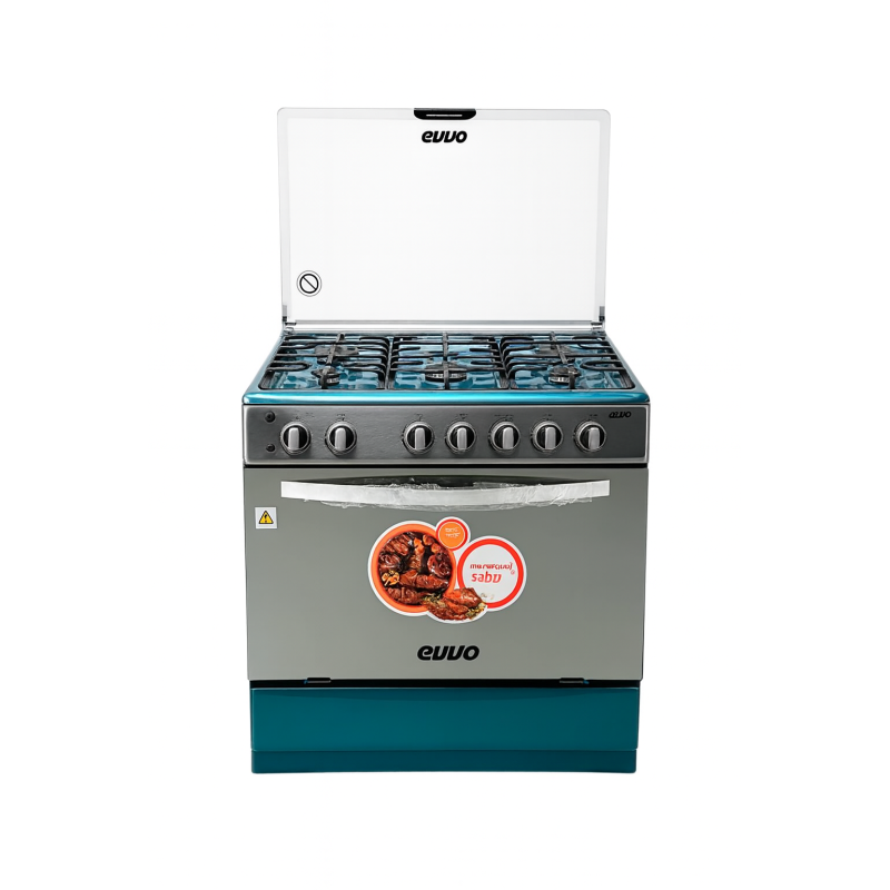 Cocina EVVO 5 Quemadores A Gas Con Horno |EV-Q05W