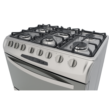 Cocina HACEB 6 Hornillas a Gas | HA-OREGANO-76-VF-GP-INOX