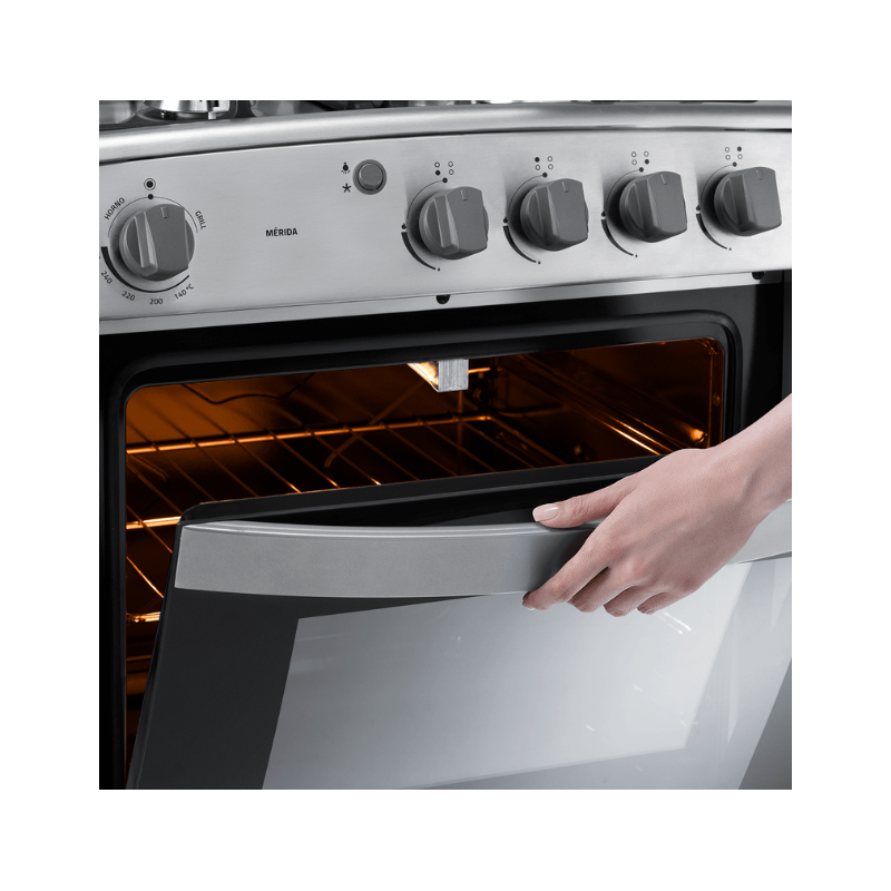 Cocina Indurama Mérida Quarzo Home de 4 Quemadores 24" Croma