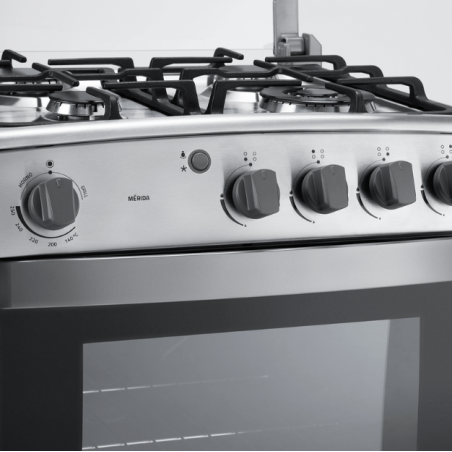 Cocina Indurama Mérida Quarzo Home de 4 Quemadores 24" Croma