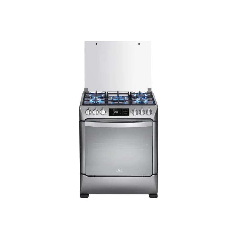 Cocina Indurama Smart Montecarlo Zafiro 5 Quemadores Croma 30" A Gas