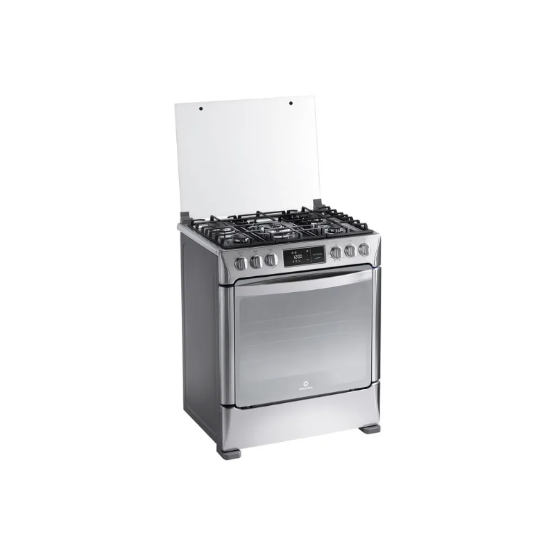 Cocina Indurama Smart Montecarlo Zafiro 5 Quemadores Croma 30" A Gas