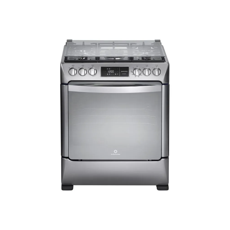 Cocina Indurama Smart Montecarlo Zafiro 5 Quemadores Croma 30" A Gas