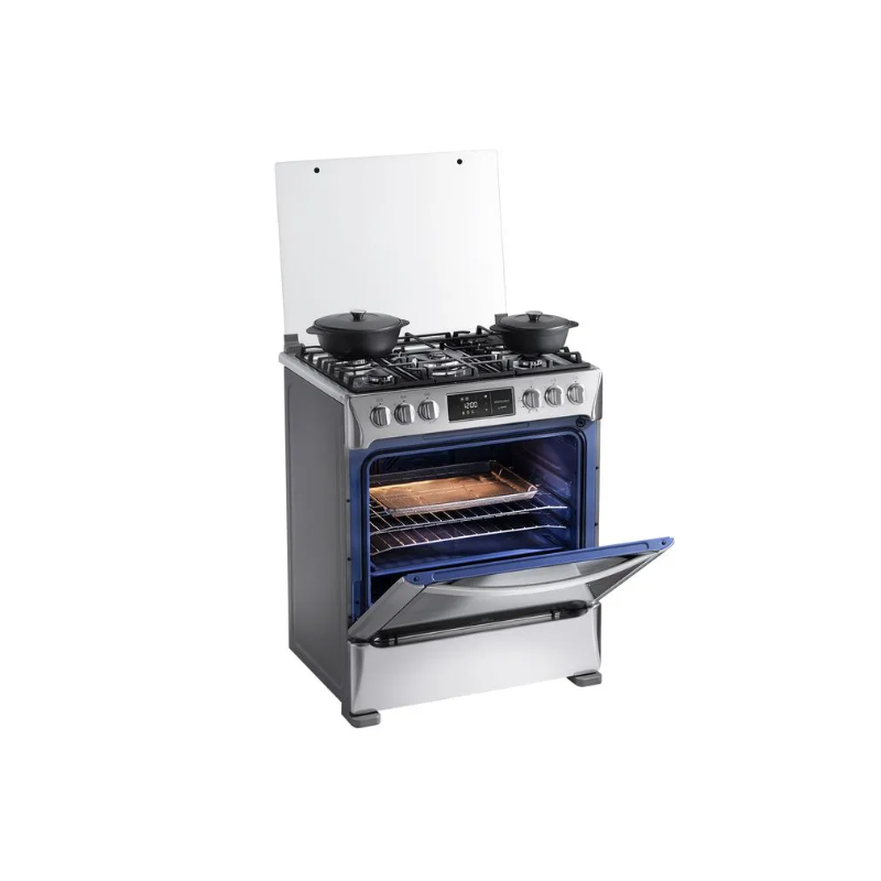 Cocina Indurama Smart Montecarlo Zafiro 5 Quemadores Croma 30" A Gas