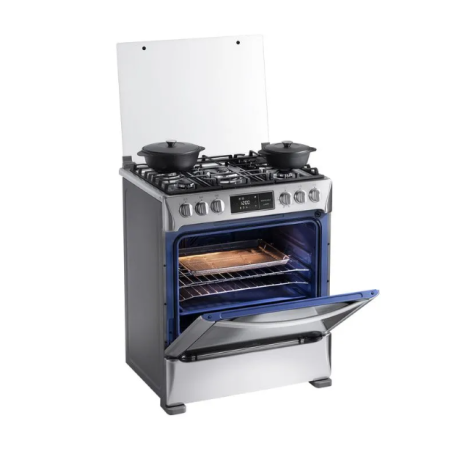 Cocina Indurama Smart Montecarlo Zafiro 5 Quemadores Croma 30" A Gas