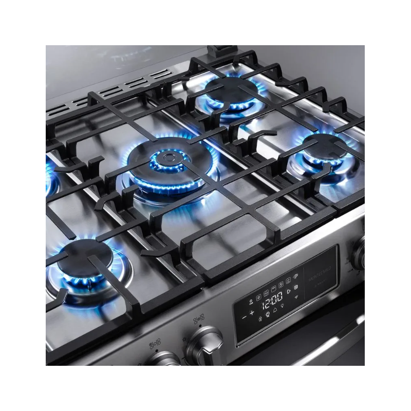 Cocina Indurama Smart Montecarlo Zafiro 5 Quemadores Croma 30" A Gas
