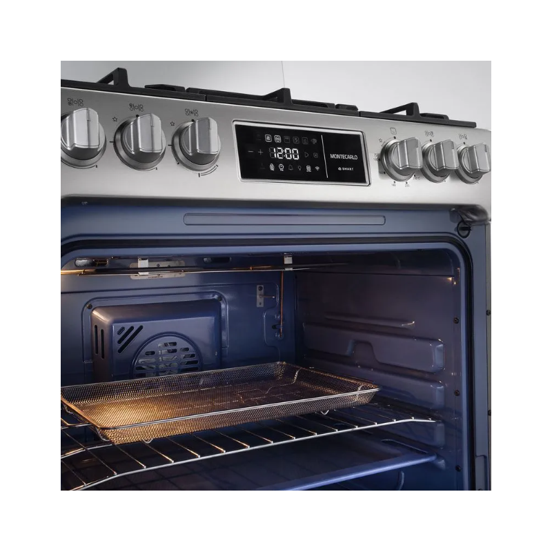 Cocina Indurama Smart Montecarlo Zafiro 5 Quemadores Croma 30" A Gas
