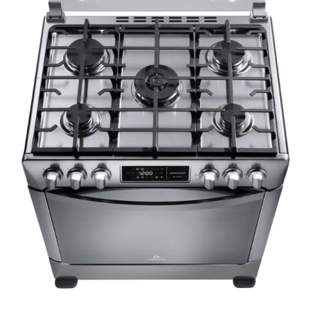 Cocina Indurama Smart Montecarlo Zafiro 5 Quemadores Croma 30" A Gas