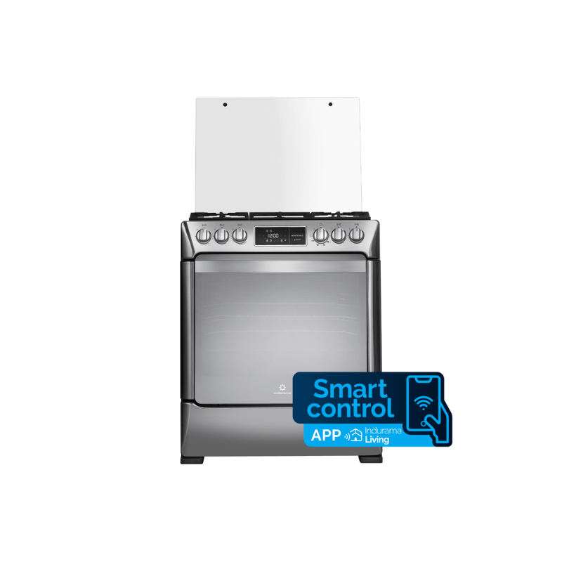 Cocina Indurama Smart Montecarlo Zafiro 5 Quemadores Croma 30" A Gas