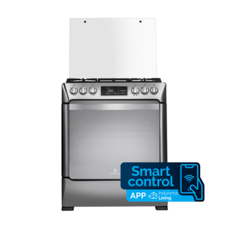 Cocina Indurama Smart Montecarlo Zafiro 5 Quemadores Croma 30" A Gas