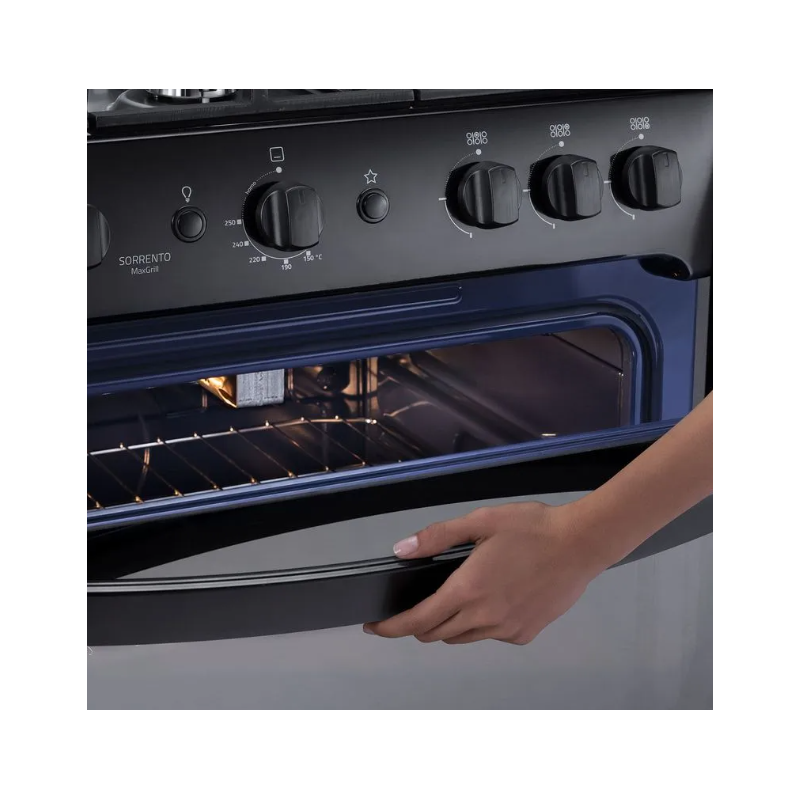 Cocina Indurama Sorrento Maxgrill Zafiro 30" Ng A Gas