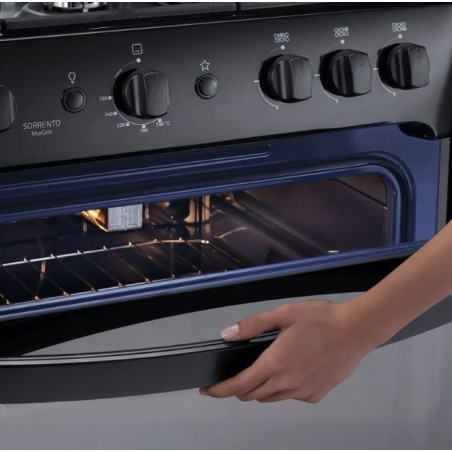 Cocina Indurama Sorrento Maxgrill Zafiro 30" Ng A Gas