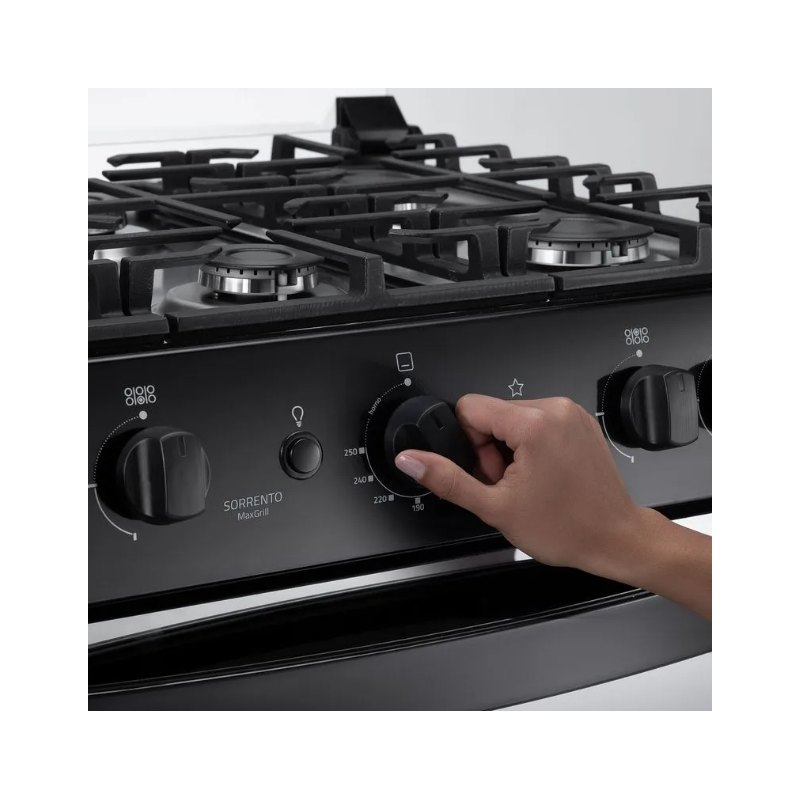 Cocina Indurama Sorrento Maxgrill Zafiro 30" Ng A Gas