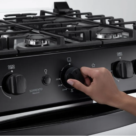 Cocina Indurama Sorrento Maxgrill Zafiro 30" Ng A Gas