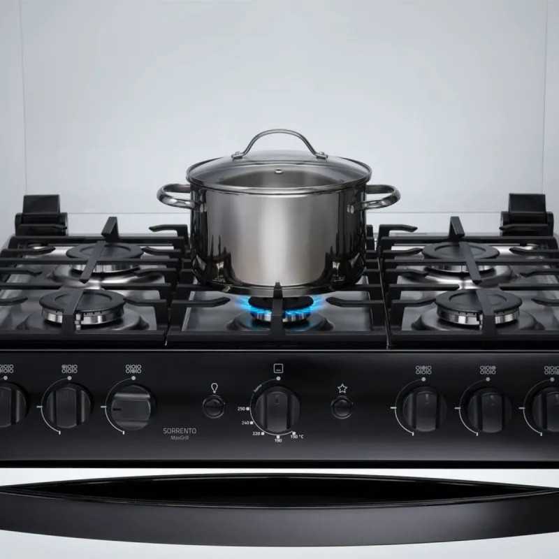 Cocina Indurama Sorrento Maxgrill Zafiro 30" Ng A Gas