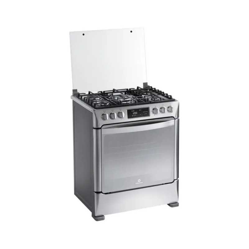 Cocina Indurama Smart Montecarlo Zafiro 5 Quemadores Croma 30" A Gas