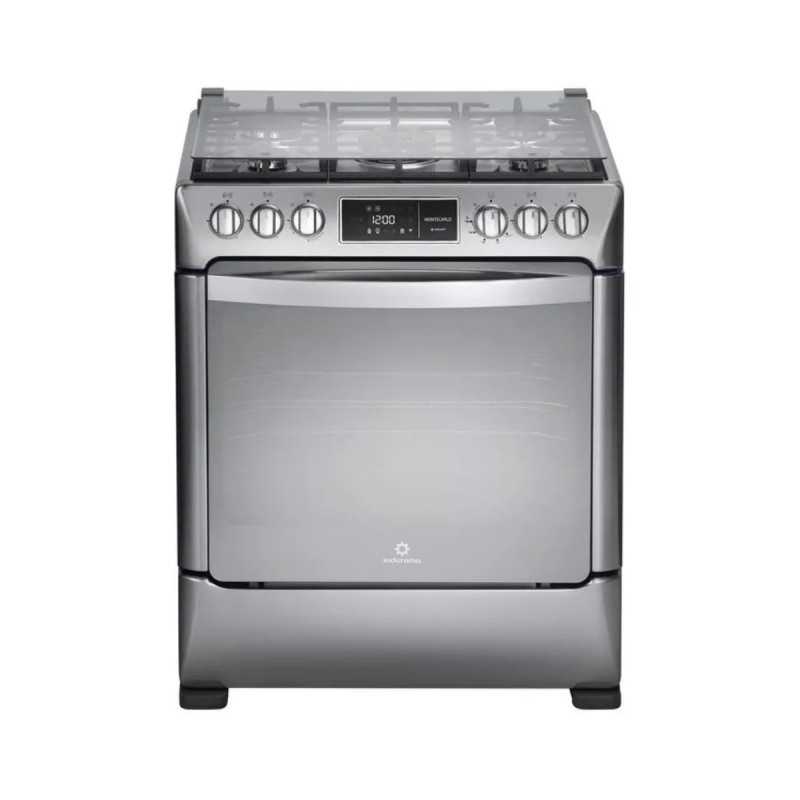 Cocina Indurama Smart Montecarlo Zafiro 5 Quemadores Croma 30" A Gas
