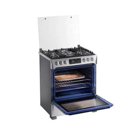 Cocina Indurama Smart Montecarlo Zafiro 5 Quemadores Croma 30" A Gas