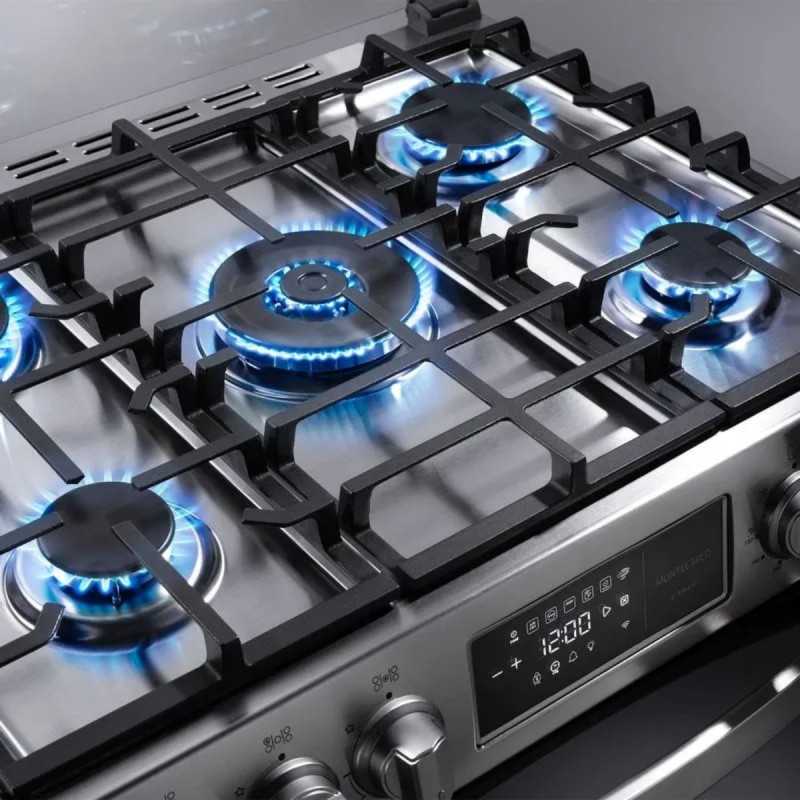 Cocina Indurama Smart Montecarlo Zafiro 5 Quemadores Croma 30" A Gas