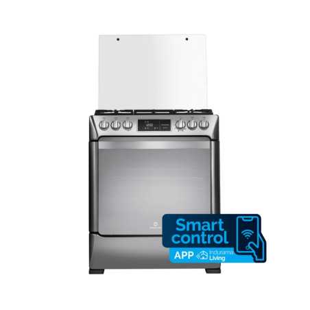 Cocina Indurama Smart Montecarlo Zafiro 5 Quemadores Croma 30" A Gas