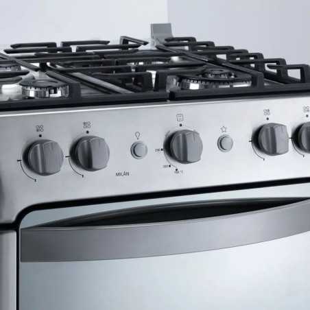 Cocina Indurama Milán Zafiro 4 Quemadores 24" Croma A Gas