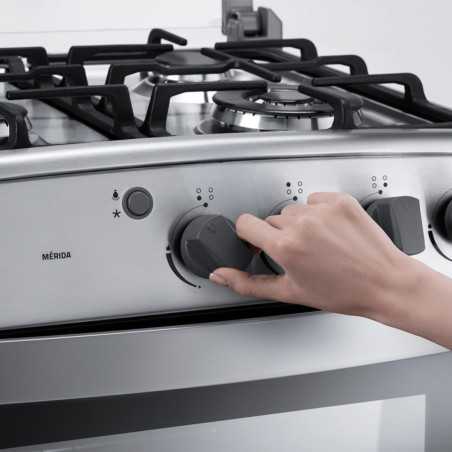 Cocina Indurama Mérida Quarzo Home de 4 Quemadores 24" Croma