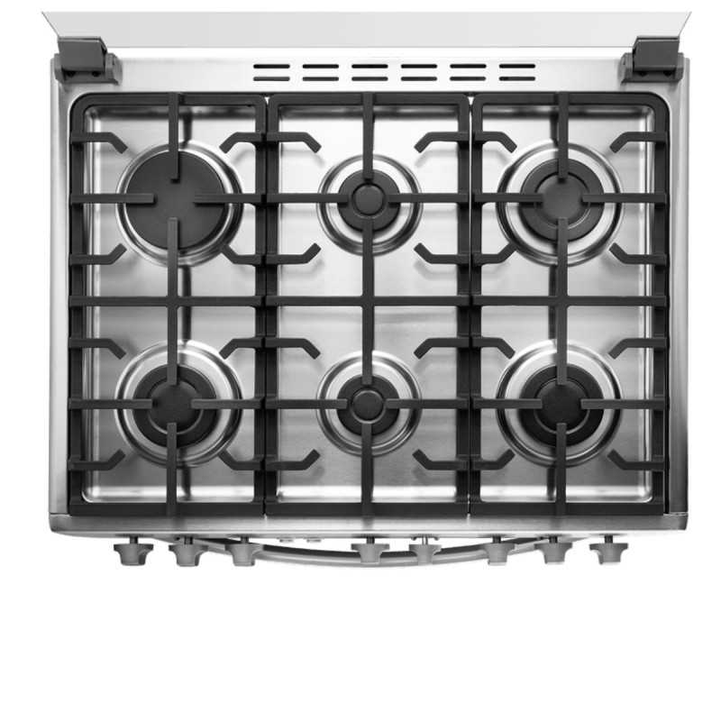 Cocina Indurama Galicia Zafiro 30" A Gas de 6 quemadores