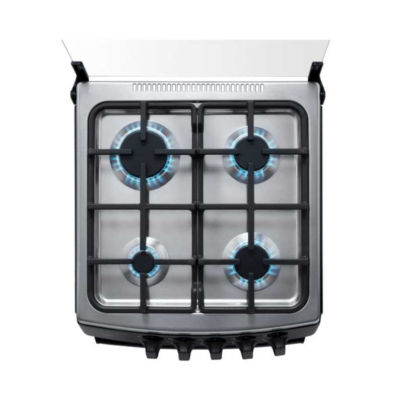 Cocina Indurama Canela Spazio Plus 4 Quemadores 20" Negro