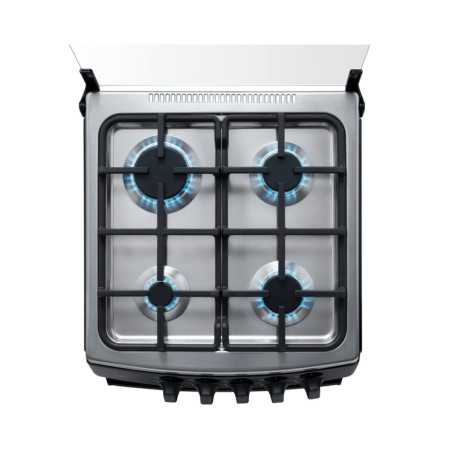 Cocina Indurama Canela Spazio Plus 4 Quemadores 20" Negro