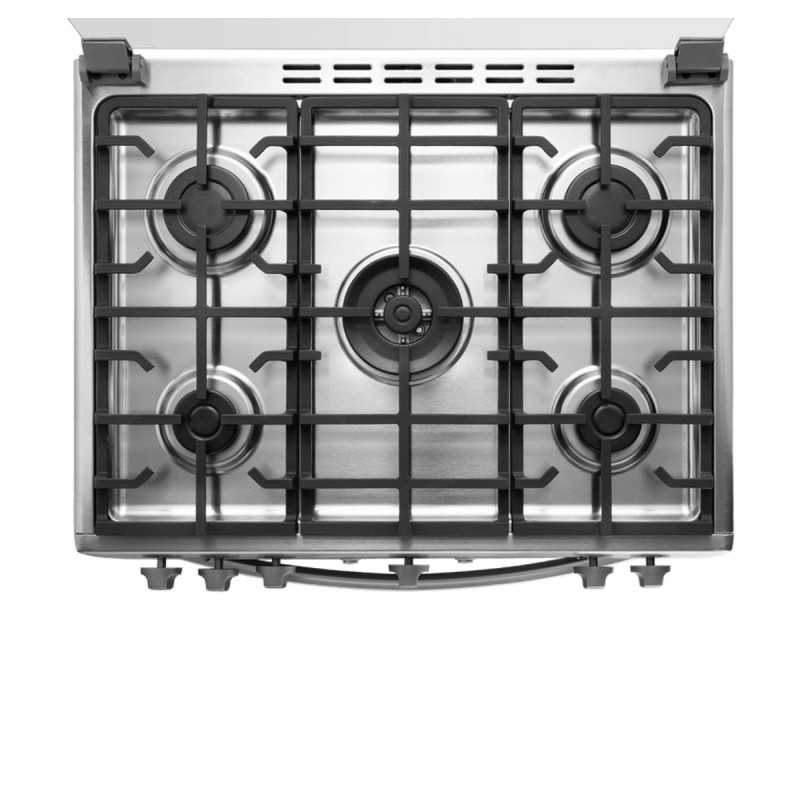 Cocina Indurama Turín Zafiro 5 Quemadores Croma 30"
