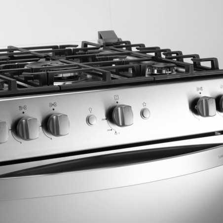 Cocina Indurama Turín Zafiro 5 Quemadores Croma 30"
