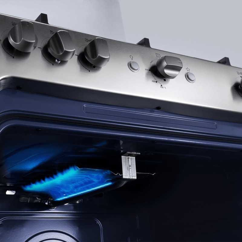 Cocina Indurama Turín Zafiro 5 Quemadores Croma 30"