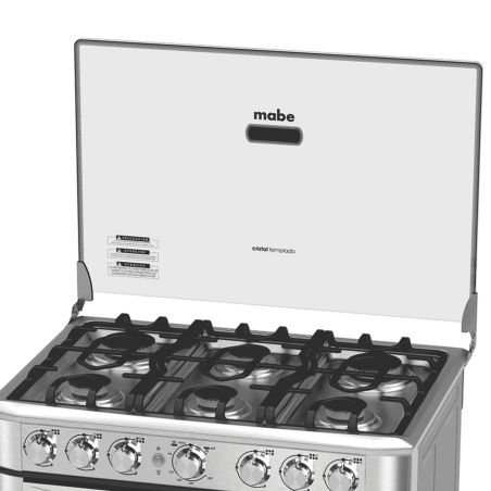 Cocina Mabe EM7630FX0 6 Quemadores | CrediHogar
