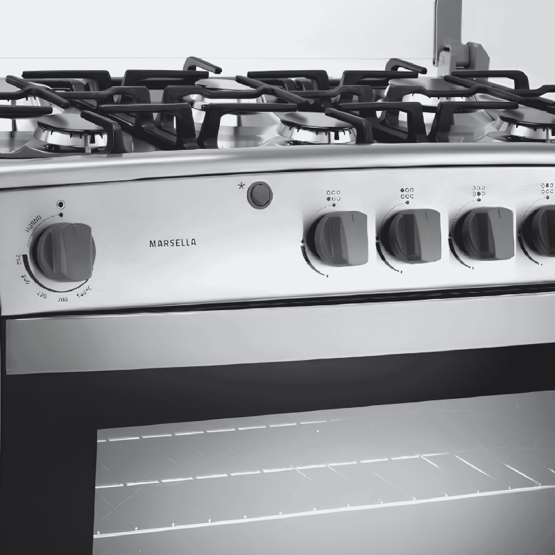 Cocina Indurama Marsella 6 Quemadores 32" | CrediHogar